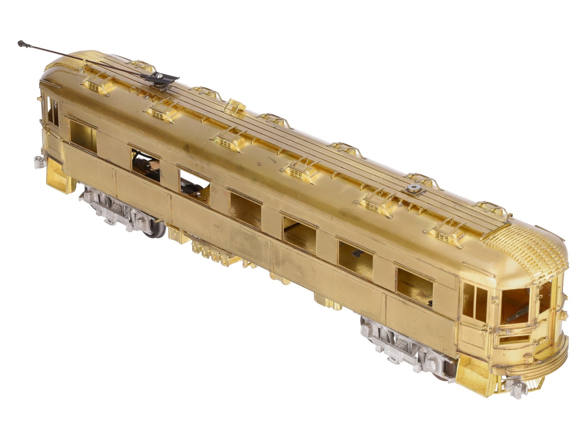 The Car Works 410-413 O Scale North Shore Line CNS Coach-Powered EX/Box