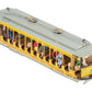 Model Traction Supply HO BRASS Powered Custom Connecticut 14 Bench Open Trolley/Box