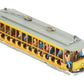 Model Traction Supply HO BRASS Powered Custom Connecticut 14 Bench Open Trolley/Box