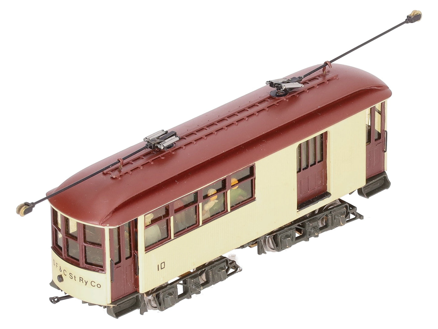 Fomras HO BRASS Custom Painted Shelburne Falls & Colrain Car Of 1896 Combine #10/Box