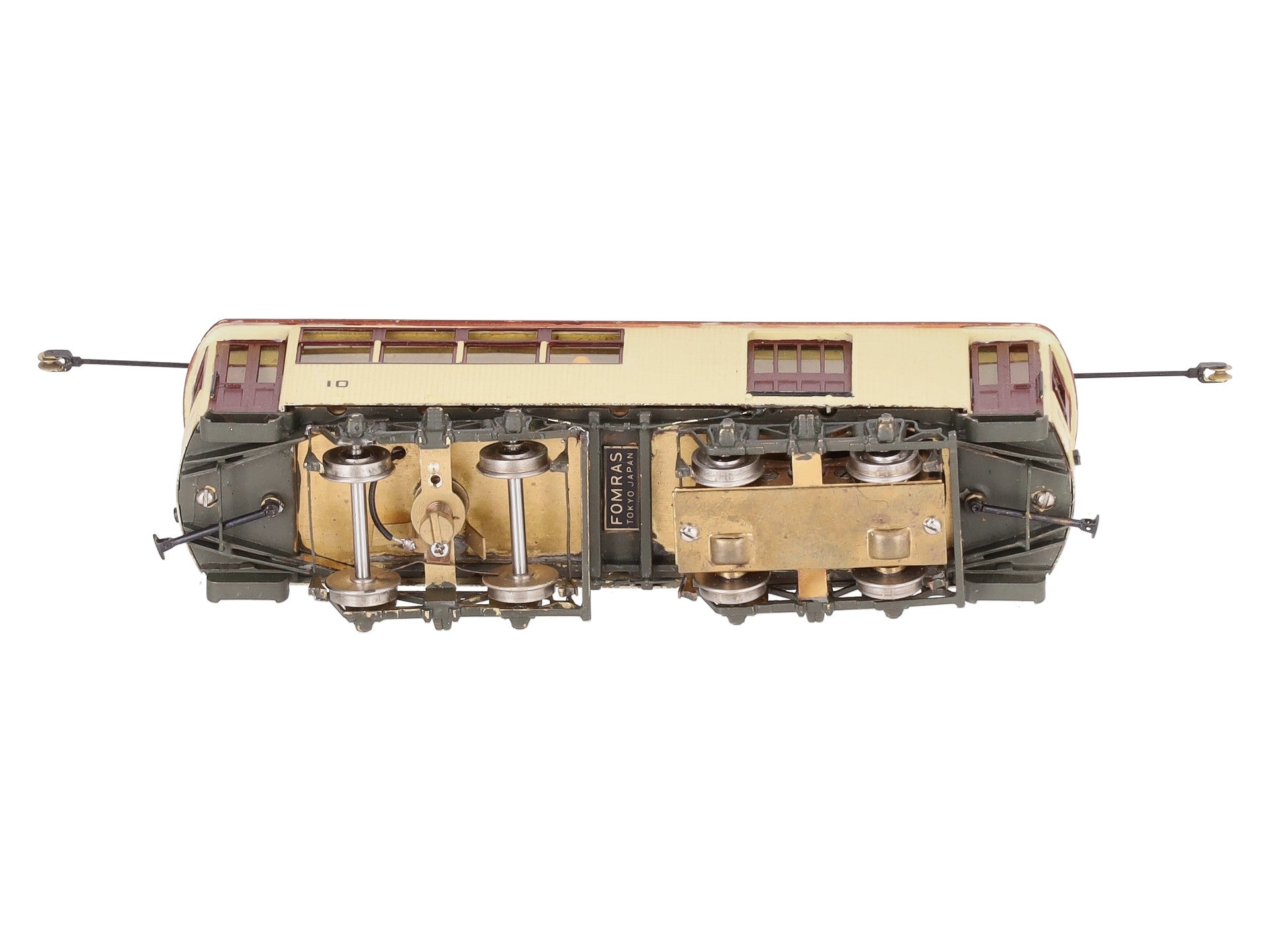 Fomras HO BRASS Custom Painted Shelburne Falls & Colrain Car Of 1896 Combine #10/Box