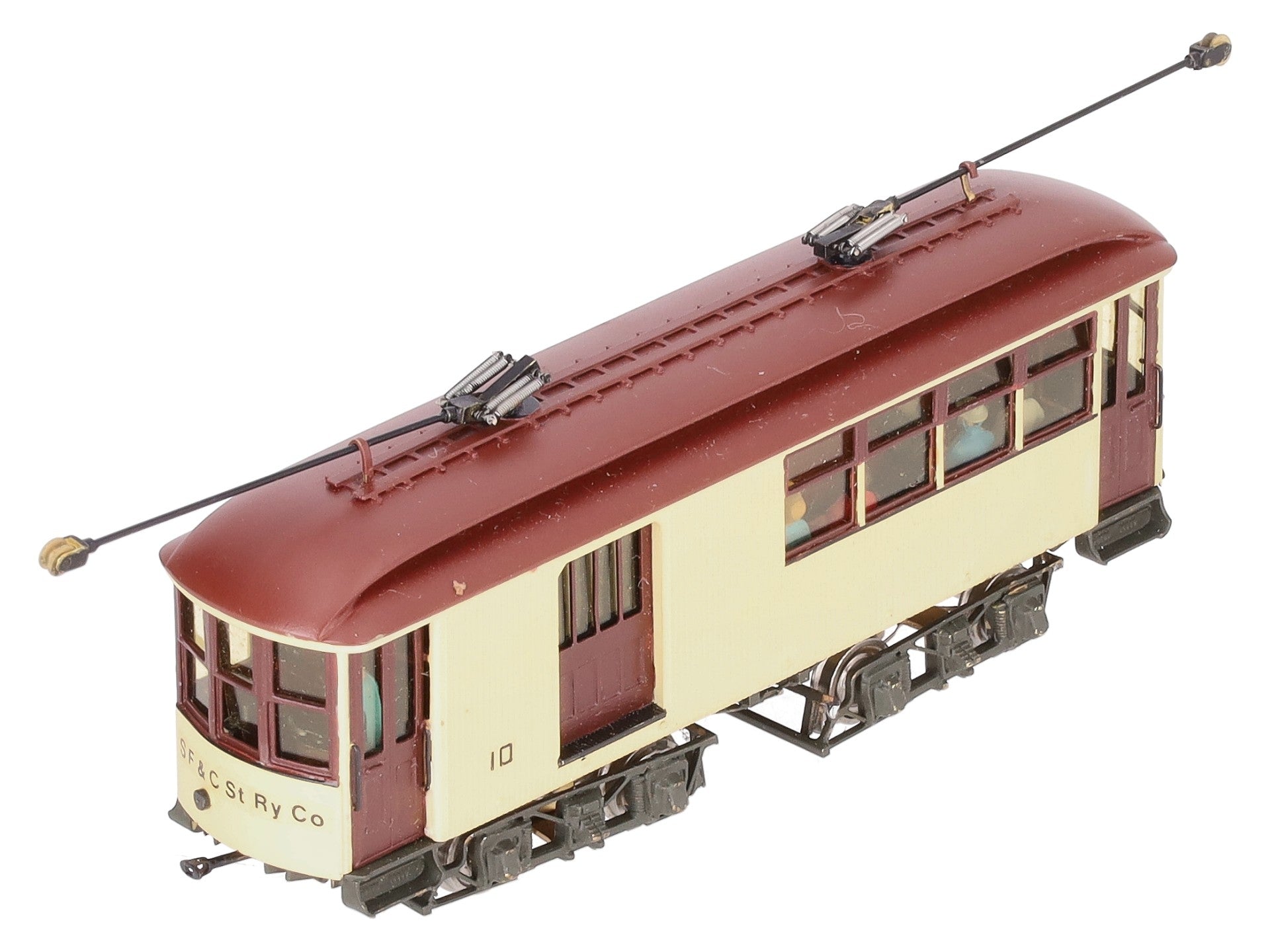 Fomras HO BRASS Custom Painted Shelburne Falls & Colrain Car Of 1896 Combine #10/Box