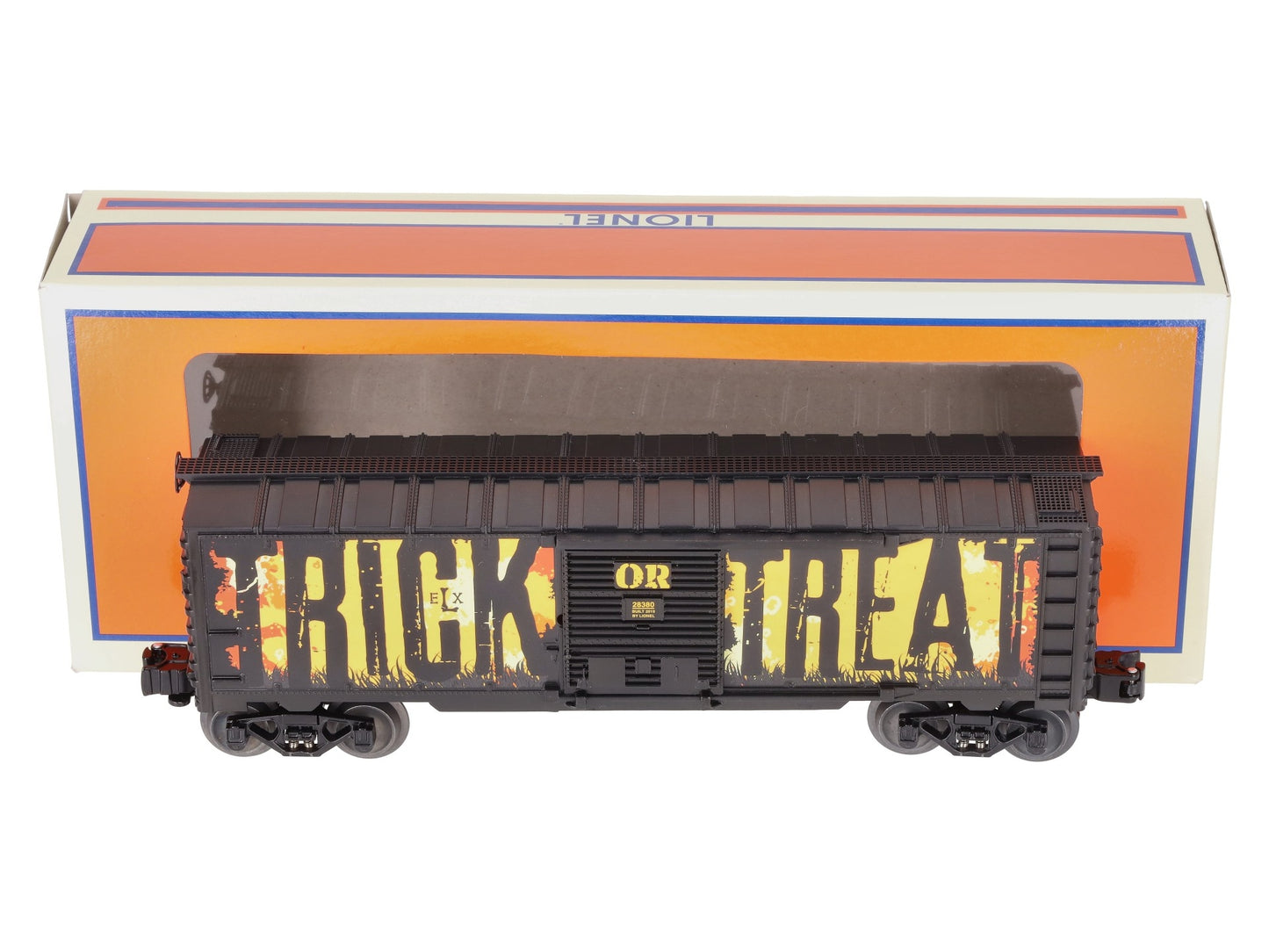 Lionel 1928380 O Gauge Trick or Treat Halloween Sounds Boxcar LN/Box