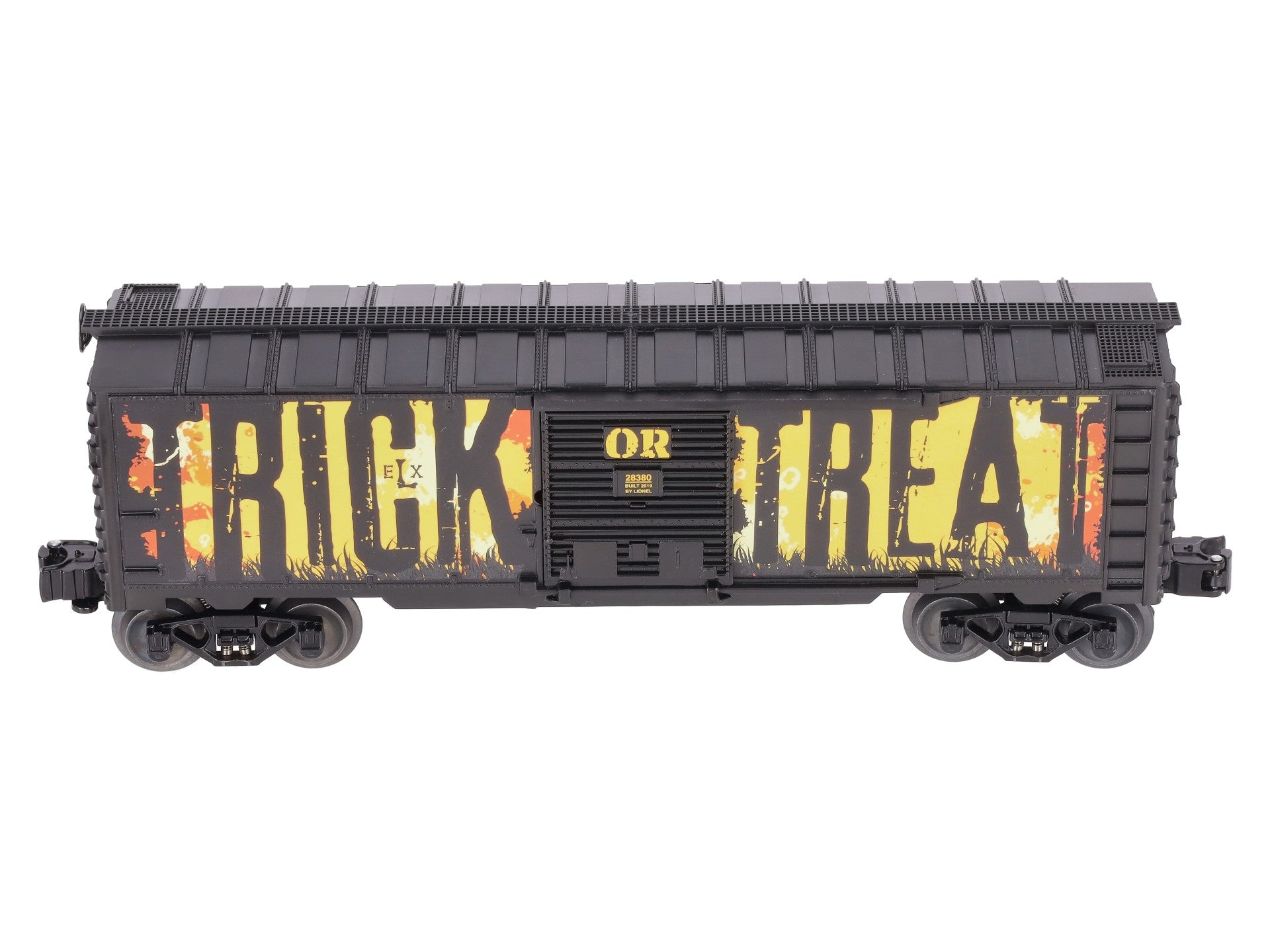 Lionel 1928380 O Gauge Trick or Treat Halloween Sounds Boxcar LN/Box