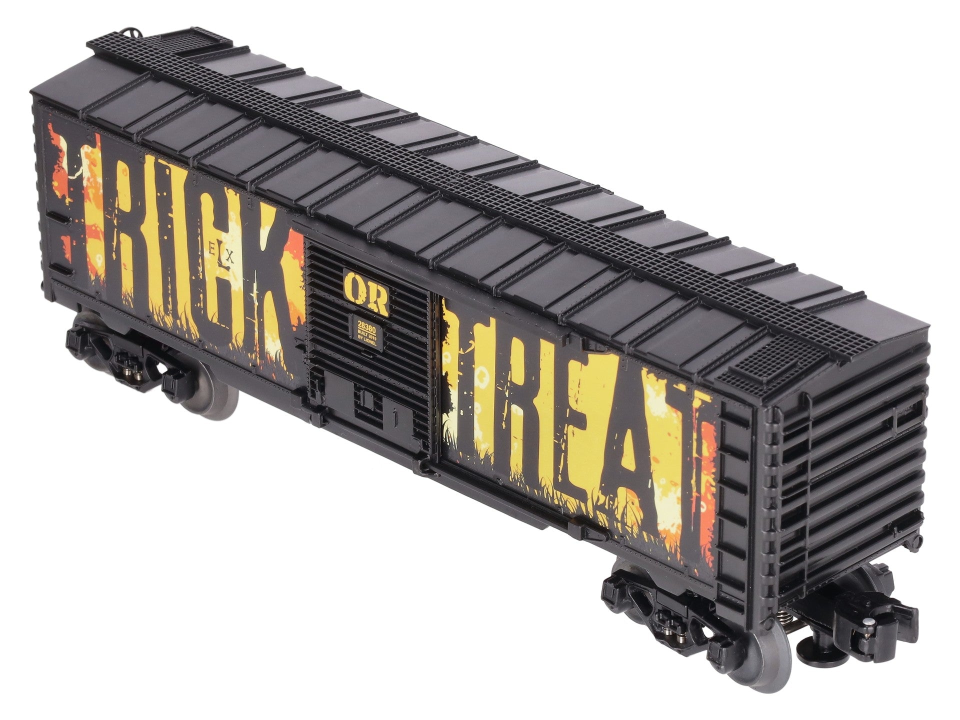 Lionel 1928380 O Gauge Trick or Treat Halloween Sounds Boxcar LN/Box