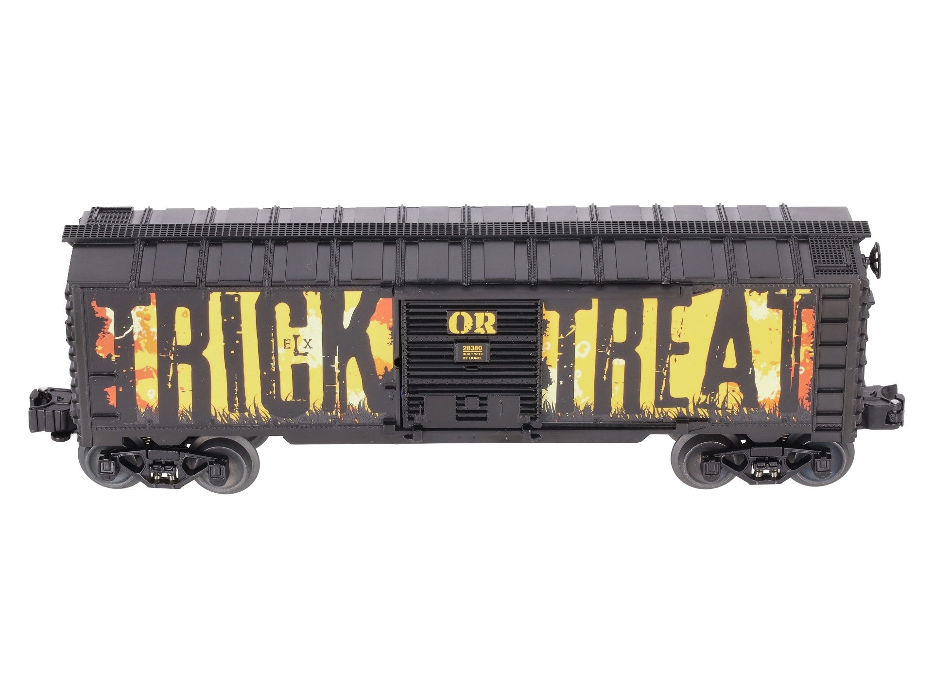 Lionel 1928380 O Gauge Trick or Treat Halloween Sounds Boxcar LN/Box