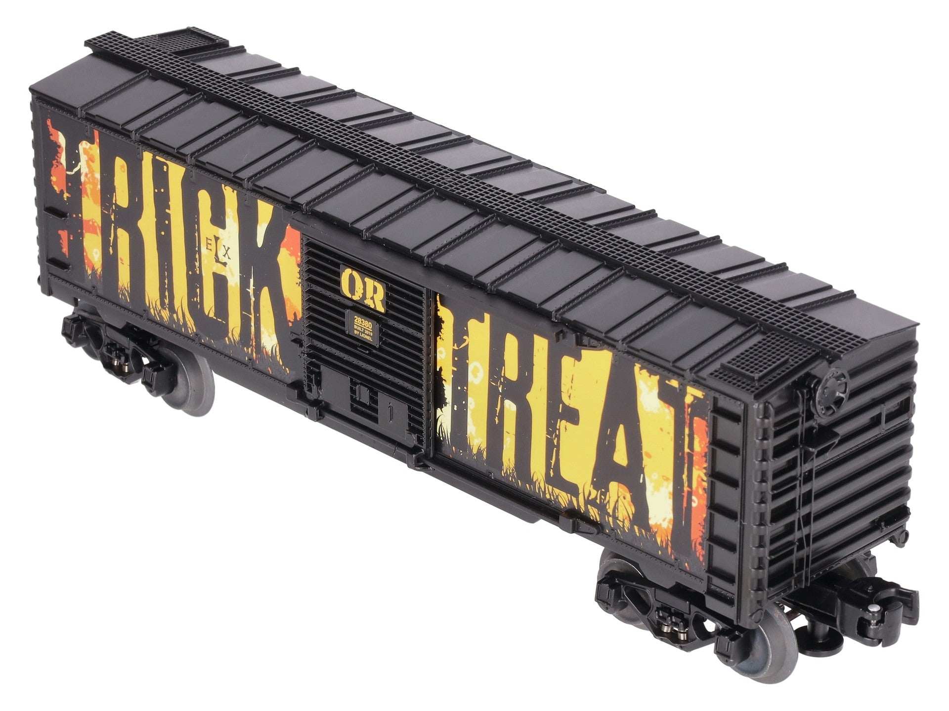 Lionel 1928380 O Gauge Trick or Treat Halloween Sounds Boxcar LN/Box