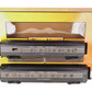 MTH 30-68245 O Gauge NYC 2-Car 60' Streamlined Sleeper/Diner Passenger Set LN/Box