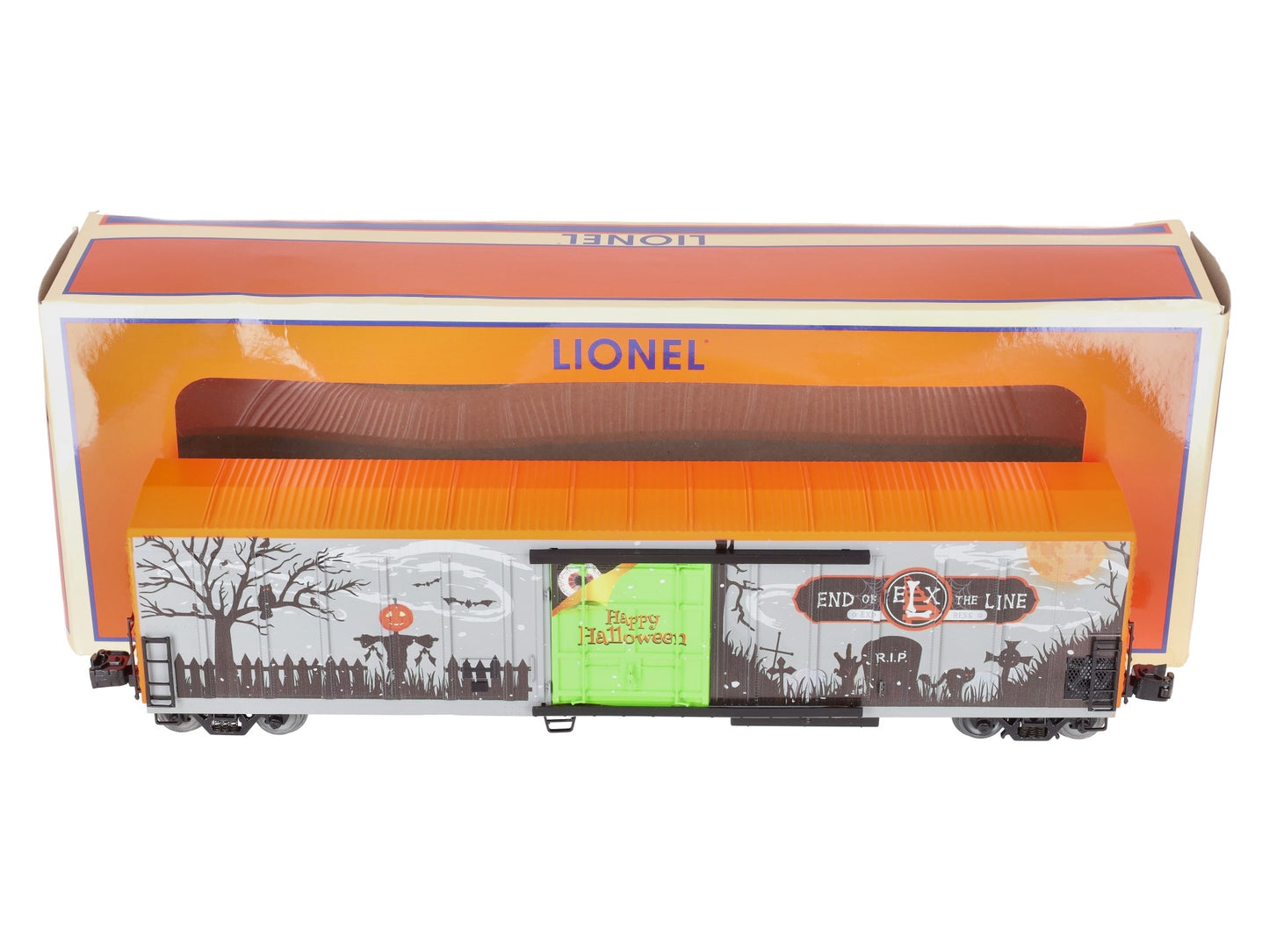 Lionel 2026510 O Halloween Smoking 57' Mechanical Refrigerator Car