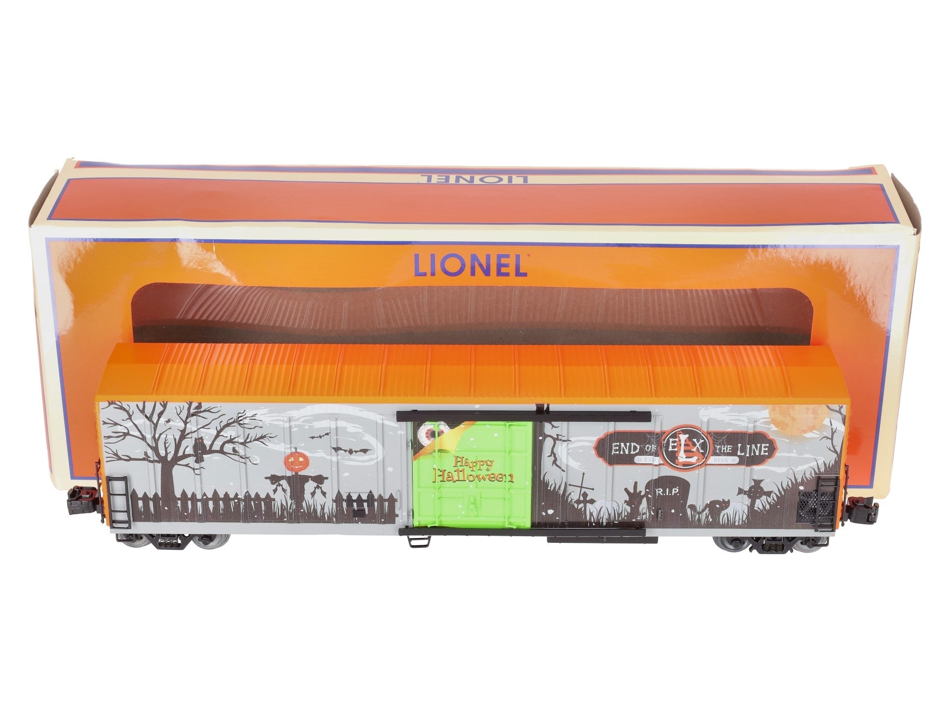 Lionel 2026510 O Halloween Smoking 57' Mechanical Refrigerator Car