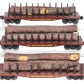 Lionel 6-26713 O Gauge Western Maryland 3-Car Standard Flatcars w/Log Loads Set EX/Box