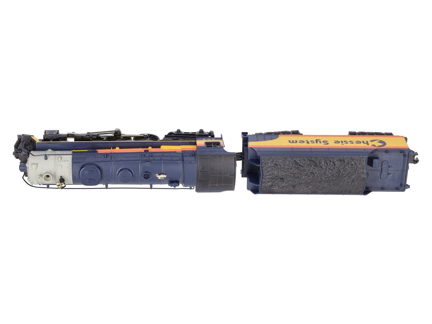 MTH 30-1460-1 Chessie 4-6-4 Hudson Steam Locomotive w/PS 2.0 #305 EX/Box