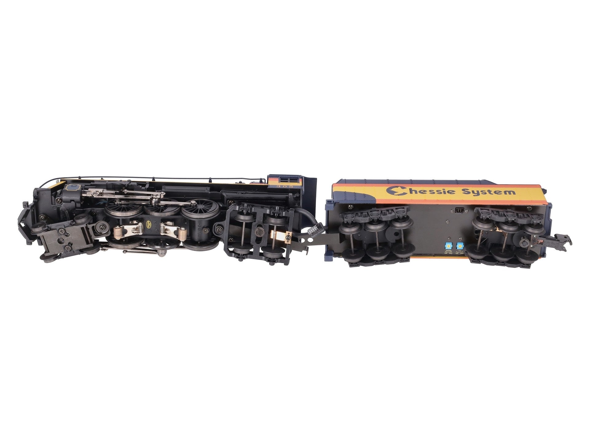 MTH 30-1460-1 Chessie 4-6-4 Hudson Steam Locomotive w/PS 2.0 #305 EX/Box