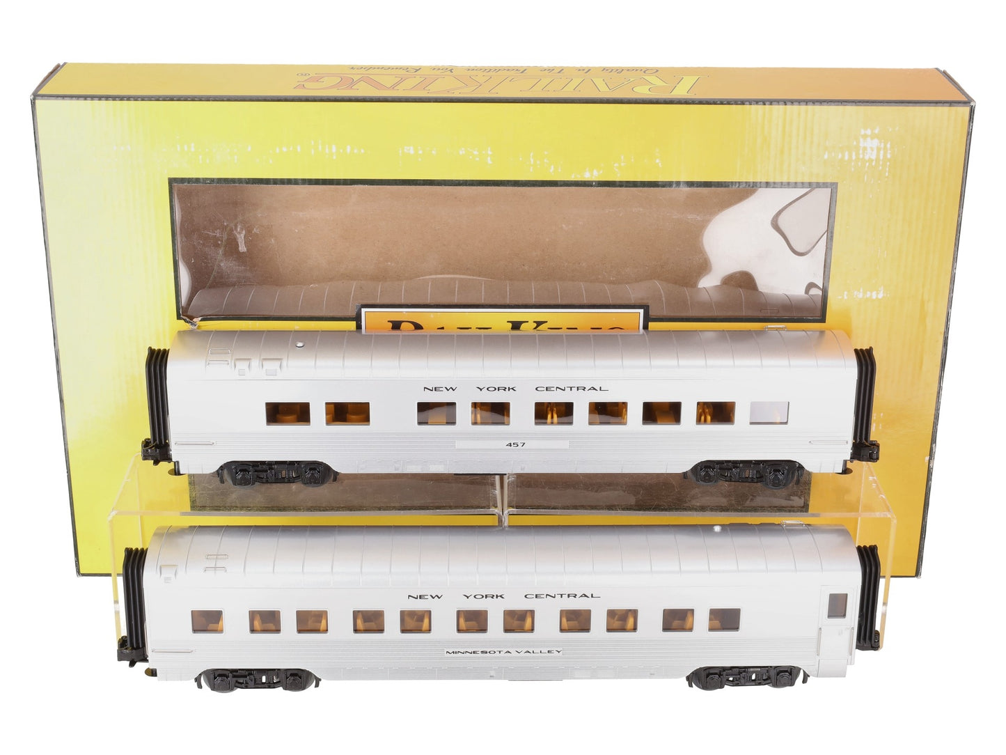 MTH 30-67926 O Gauge NYC 60' Streamlined Sleeper/Diner Passenger Set LN/Box