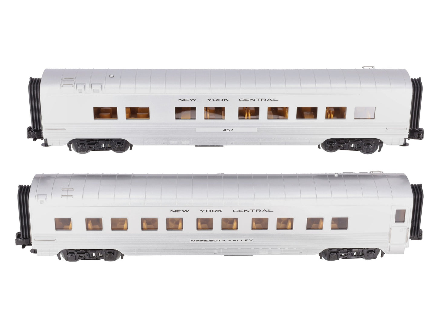 MTH 30-67926 O Gauge NYC 60' Streamlined Sleeper/Diner Passenger Set LN/Box
