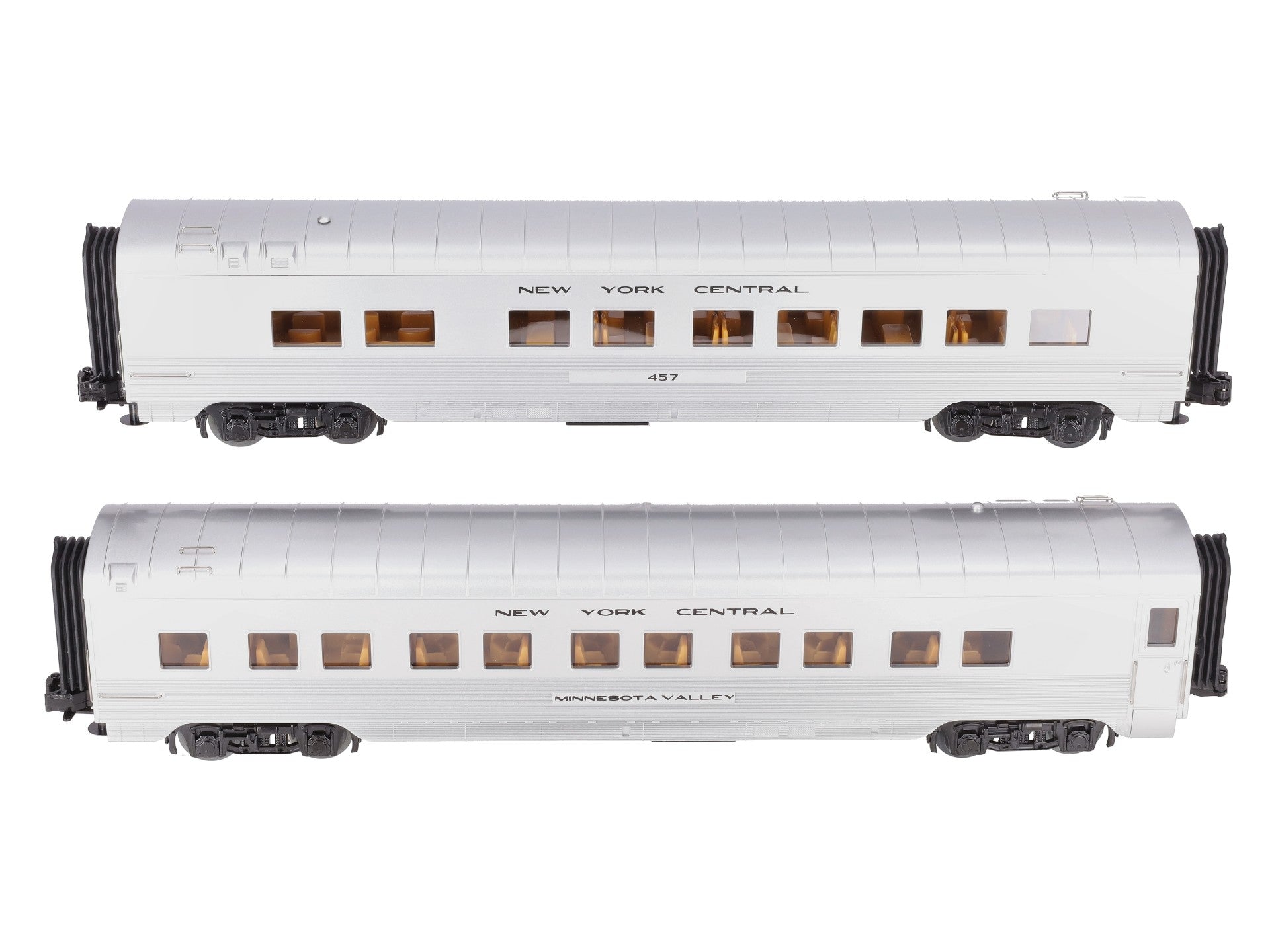 MTH 30-67926 O Gauge NYC 60' Streamlined Sleeper/Diner Passenger Set LN/Box