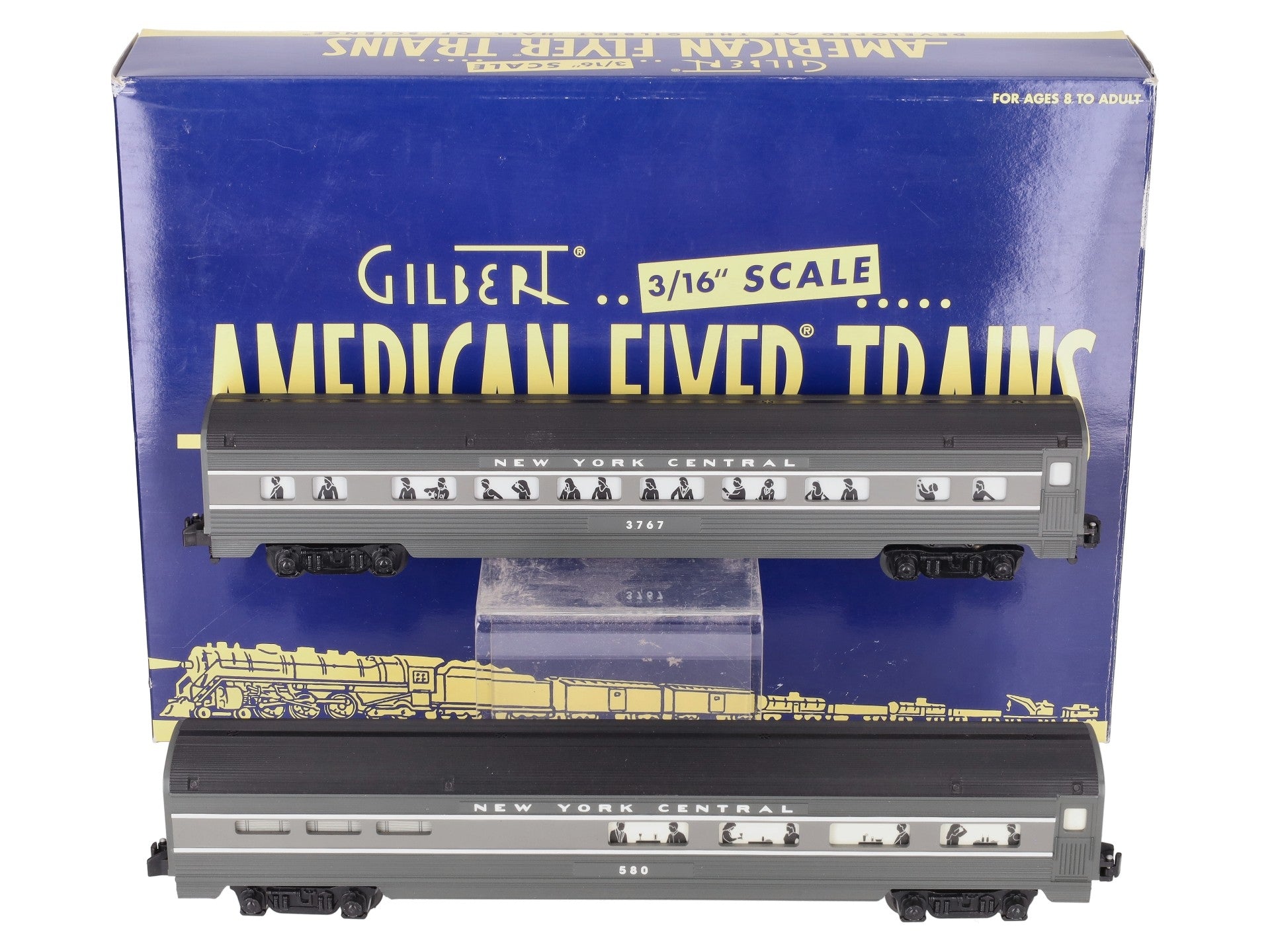 American Flyer 6-48961 S Scale New York Central Passenger Car (Pack of 2) EX/Box