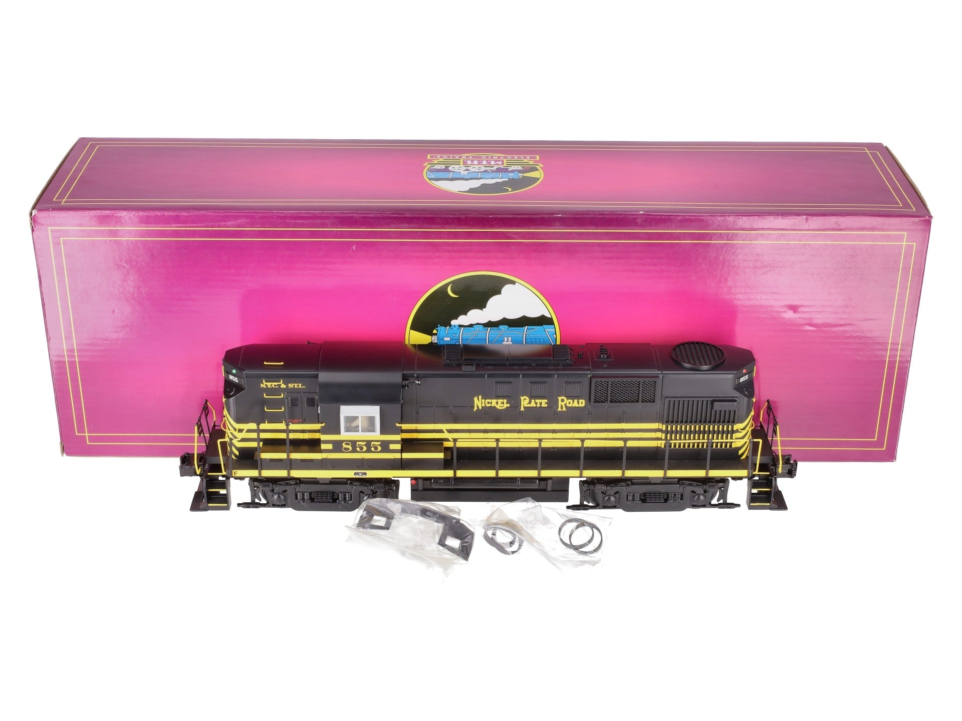 MTH 20-21066-1 O Nickel Plate Road High Hood RS-11 Diesel Locomotive #855 w/ PS3 LN/Box