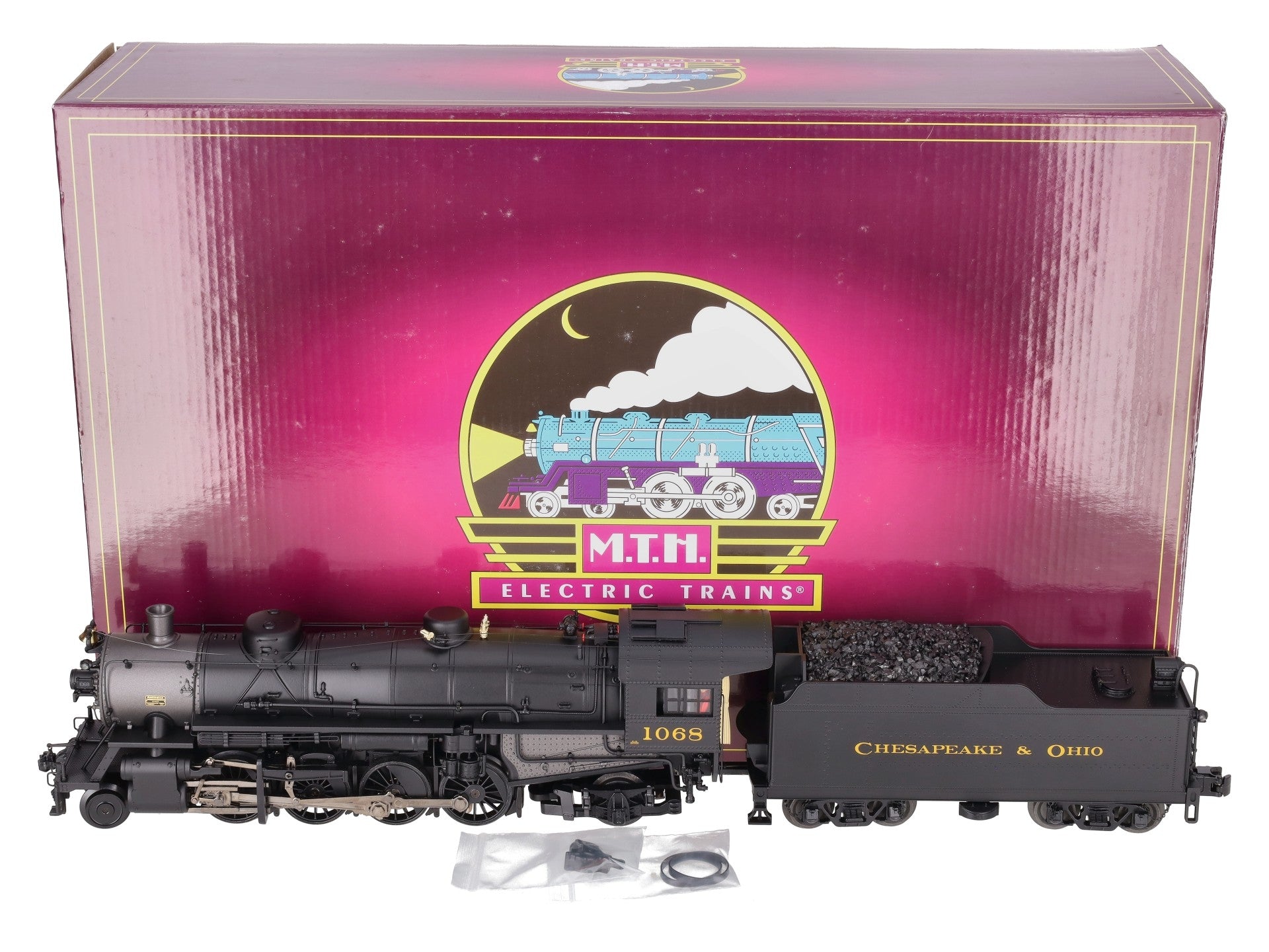 MTH 20-3644-1 O Chesapeake & Ohio 2-6-2 USRA Light Mikado Steam Loco w/ PS3 LN/Box