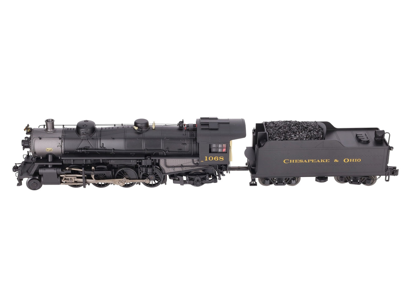 MTH 20-3644-1 O Chesapeake & Ohio 2-6-2 USRA Light Mikado Steam Loco w/ PS3 LN/Box
