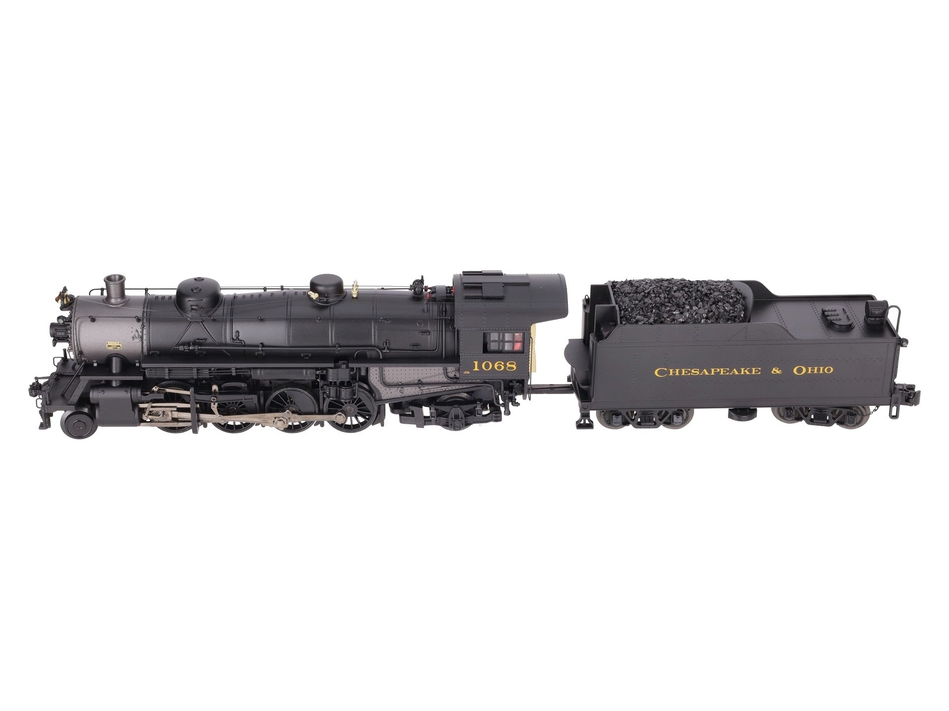 MTH 20-3644-1 O Chesapeake & Ohio 2-6-2 USRA Light Mikado Steam Loco w/ PS3 LN/Box