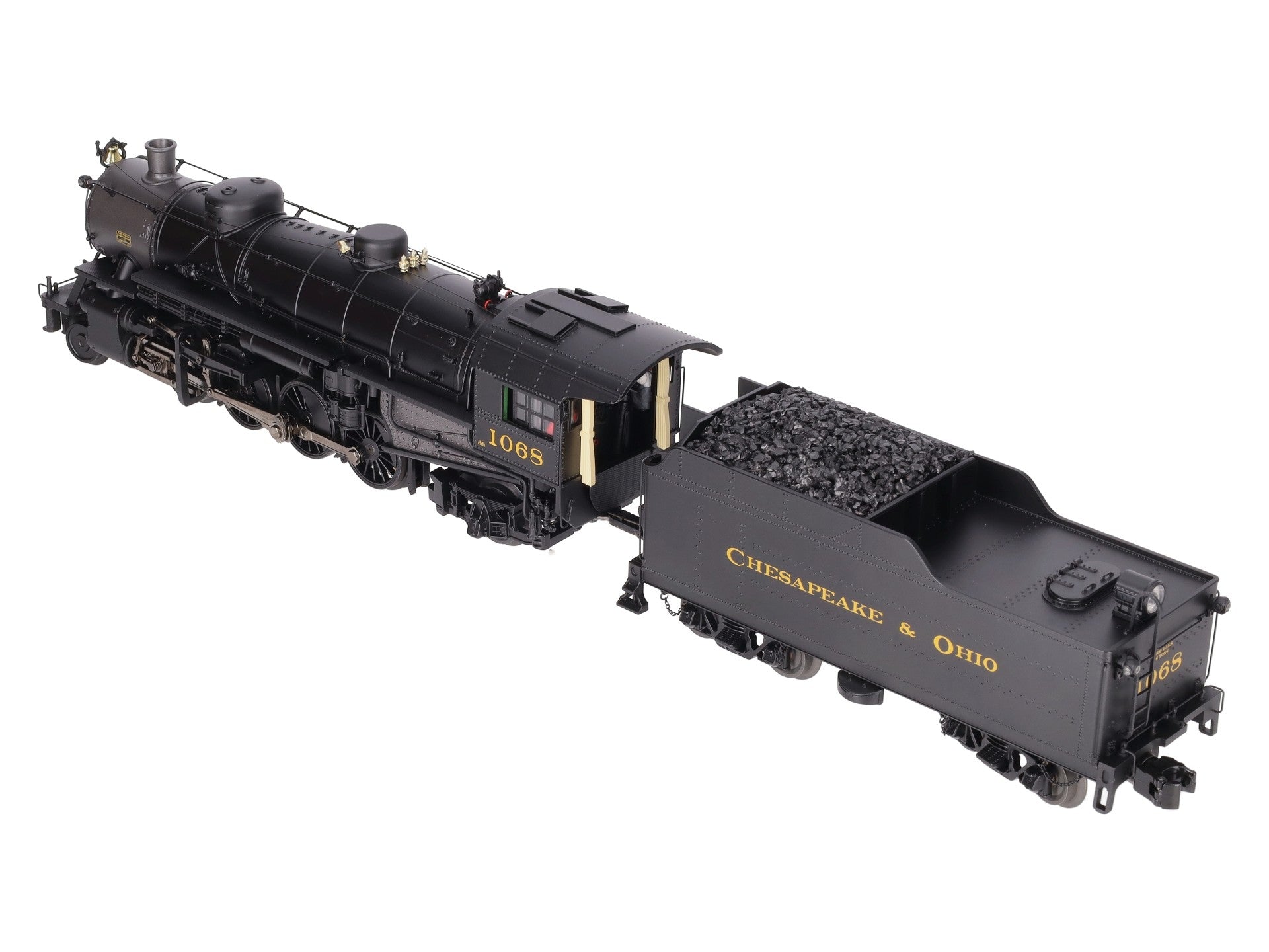 MTH 20-3644-1 O Chesapeake & Ohio 2-6-2 USRA Light Mikado Steam Loco w/ PS3 LN/Box