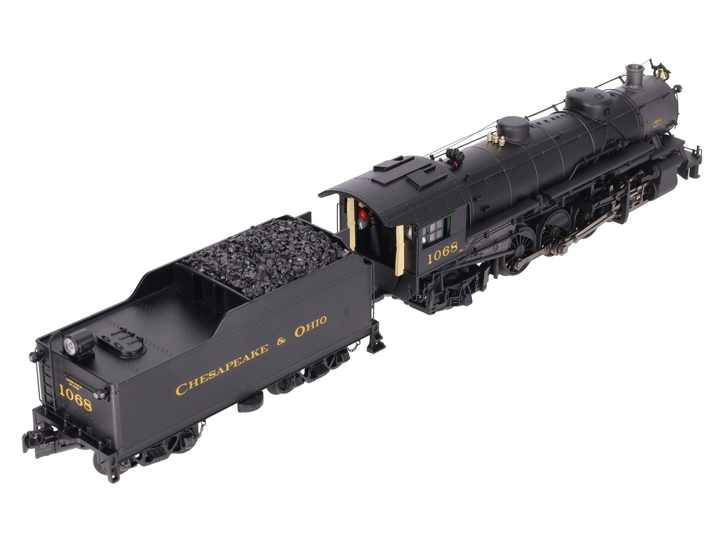 MTH 20-3644-1 O Chesapeake & Ohio 2-6-2 USRA Light Mikado Steam Loco w/ PS3 LN/Box