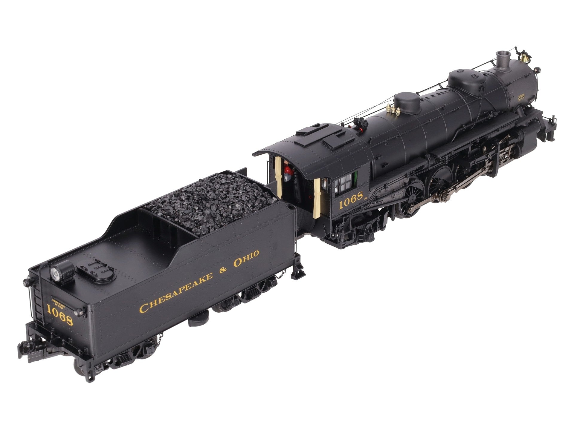 MTH 20-3644-1 O Chesapeake & Ohio 2-6-2 USRA Light Mikado Steam Loco w/ PS3 LN/Box