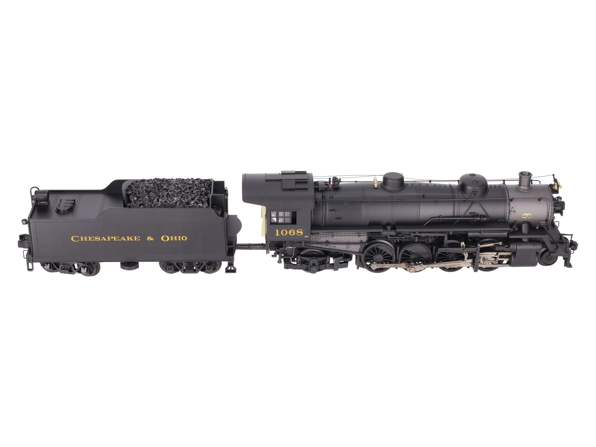 MTH 20-3644-1 O Chesapeake & Ohio 2-6-2 USRA Light Mikado Steam Loco w/ PS3 LN/Box