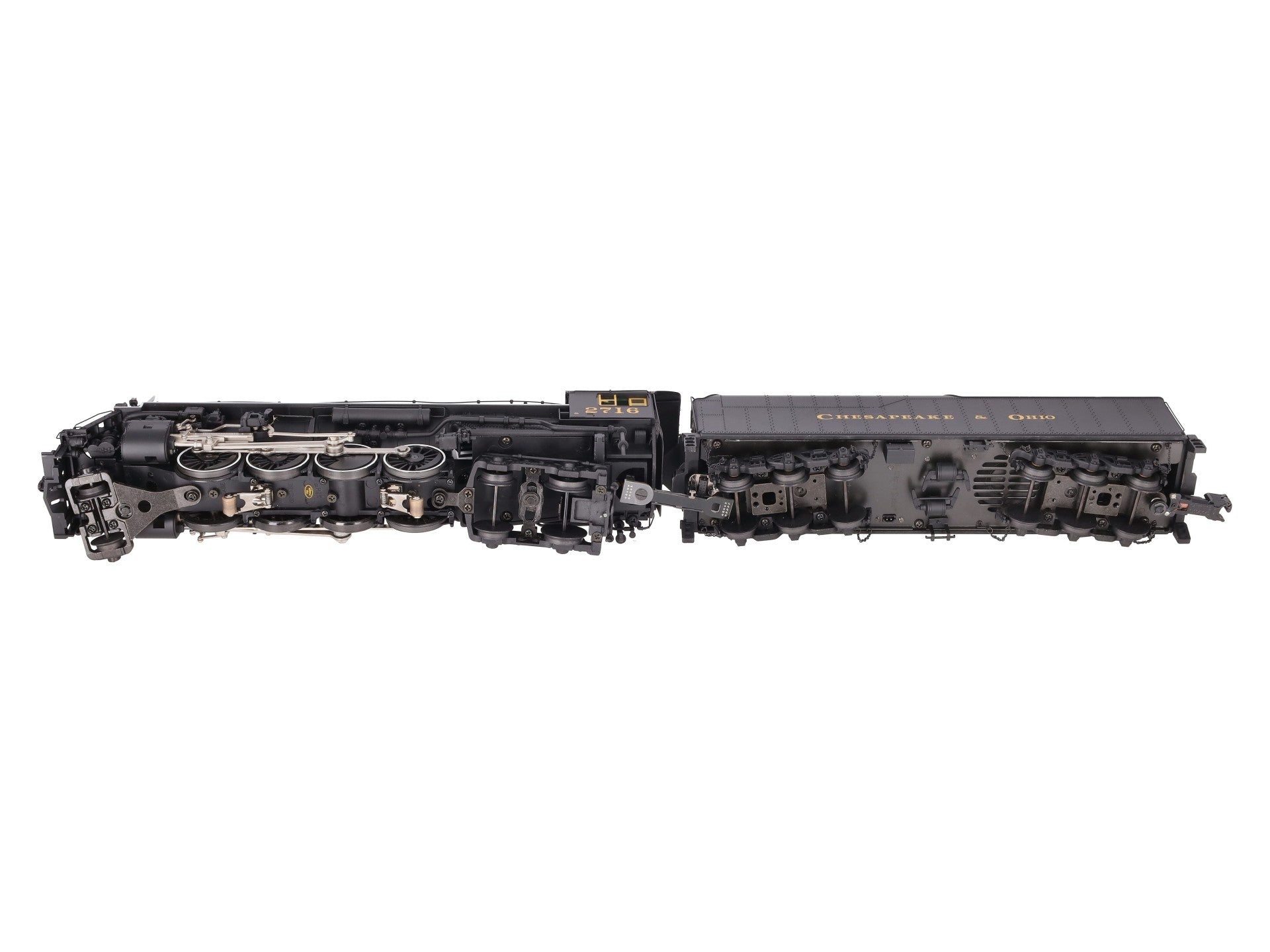 MTH 20-3420-1E O Gauge Chesapeake & Ohio 2-8-4  Kanawha Steam Engine w/PS 2.0 LN/Box