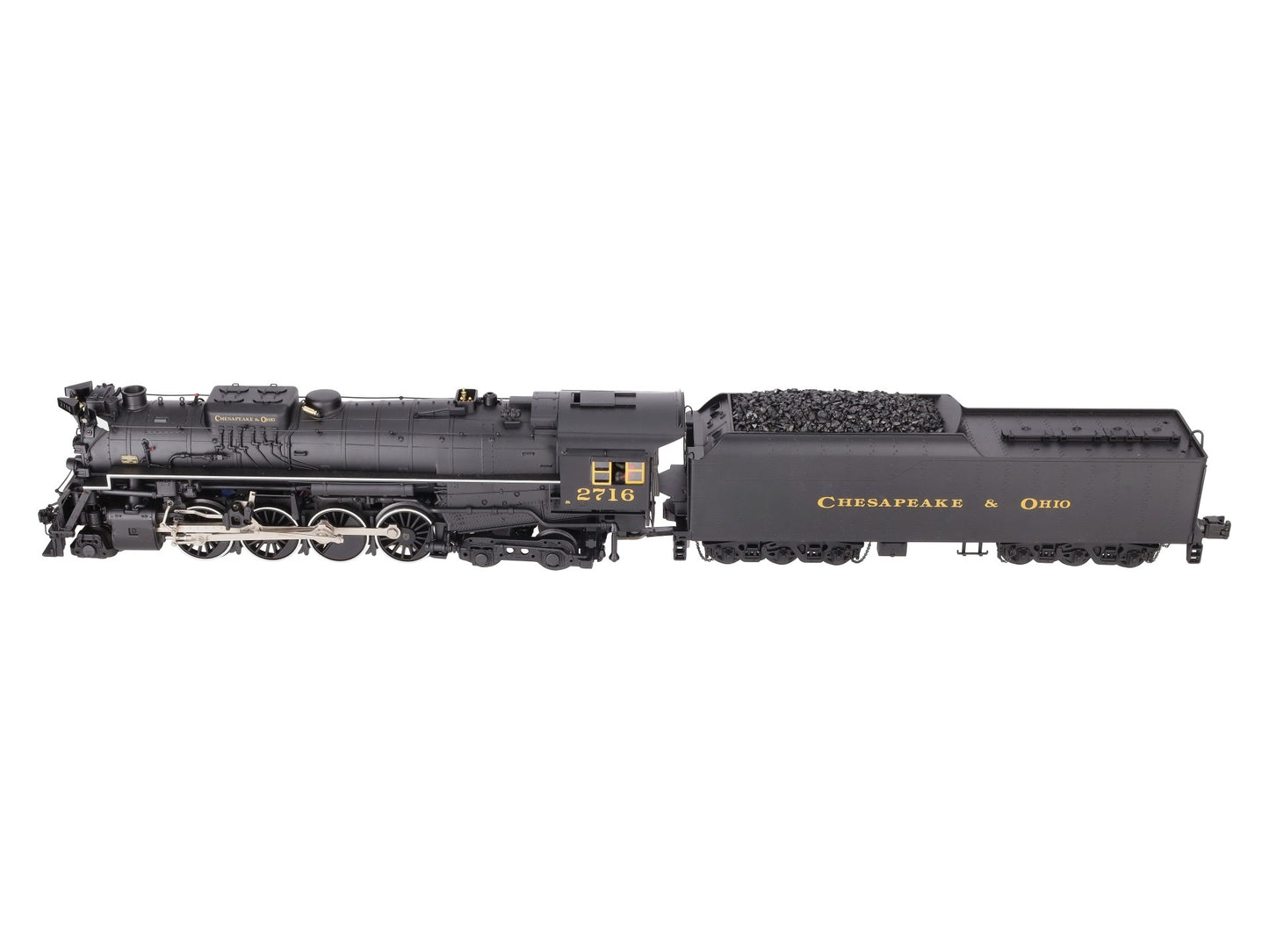 MTH 20-3420-1E O Gauge Chesapeake & Ohio 2-8-4  Kanawha Steam Engine w/PS 2.0 LN/Box