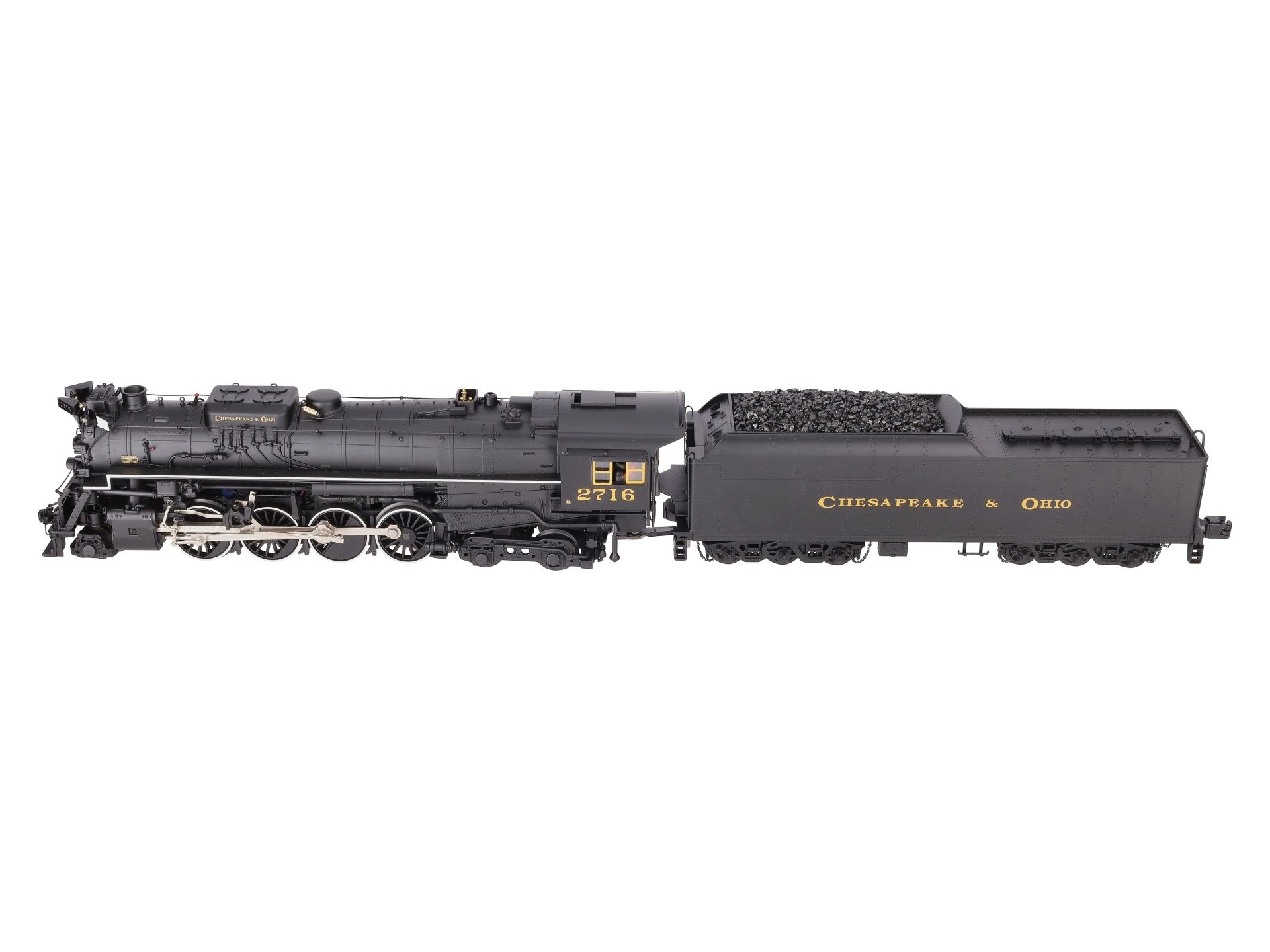 MTH 20-3420-1E O Gauge Chesapeake & Ohio 2-8-4  Kanawha Steam Engine w/PS 2.0 LN/Box