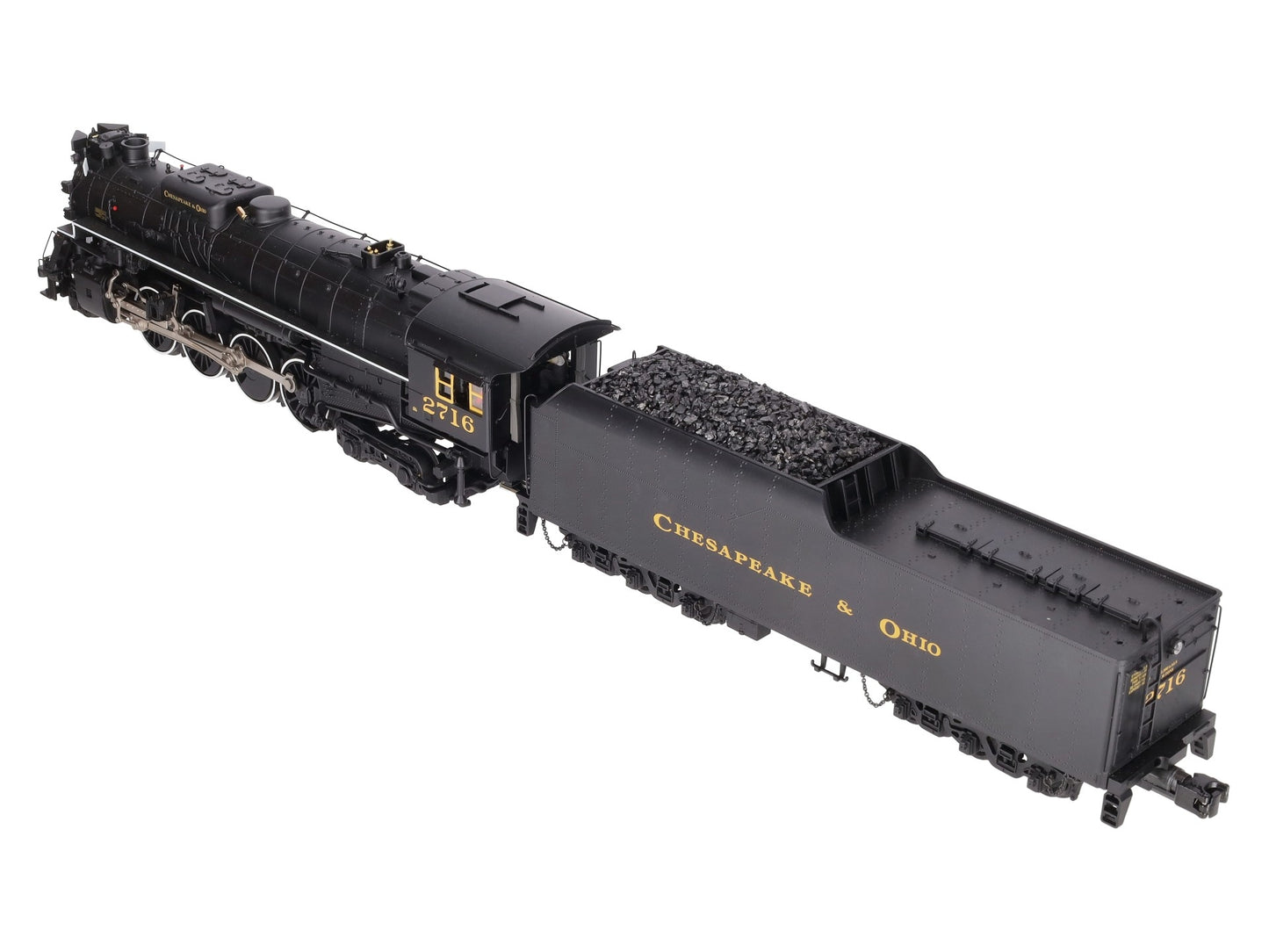 MTH 20-3420-1E O Gauge Chesapeake & Ohio 2-8-4  Kanawha Steam Engine w/PS 2.0 LN/Box