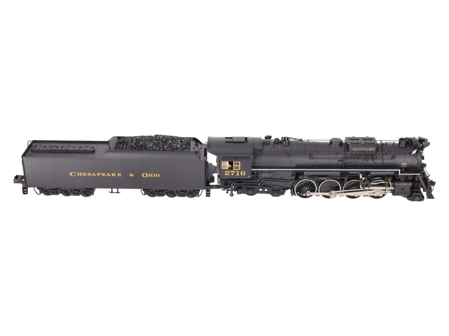MTH 20-3420-1E O Gauge Chesapeake & Ohio 2-8-4  Kanawha Steam Engine w/PS 2.0 LN/Box