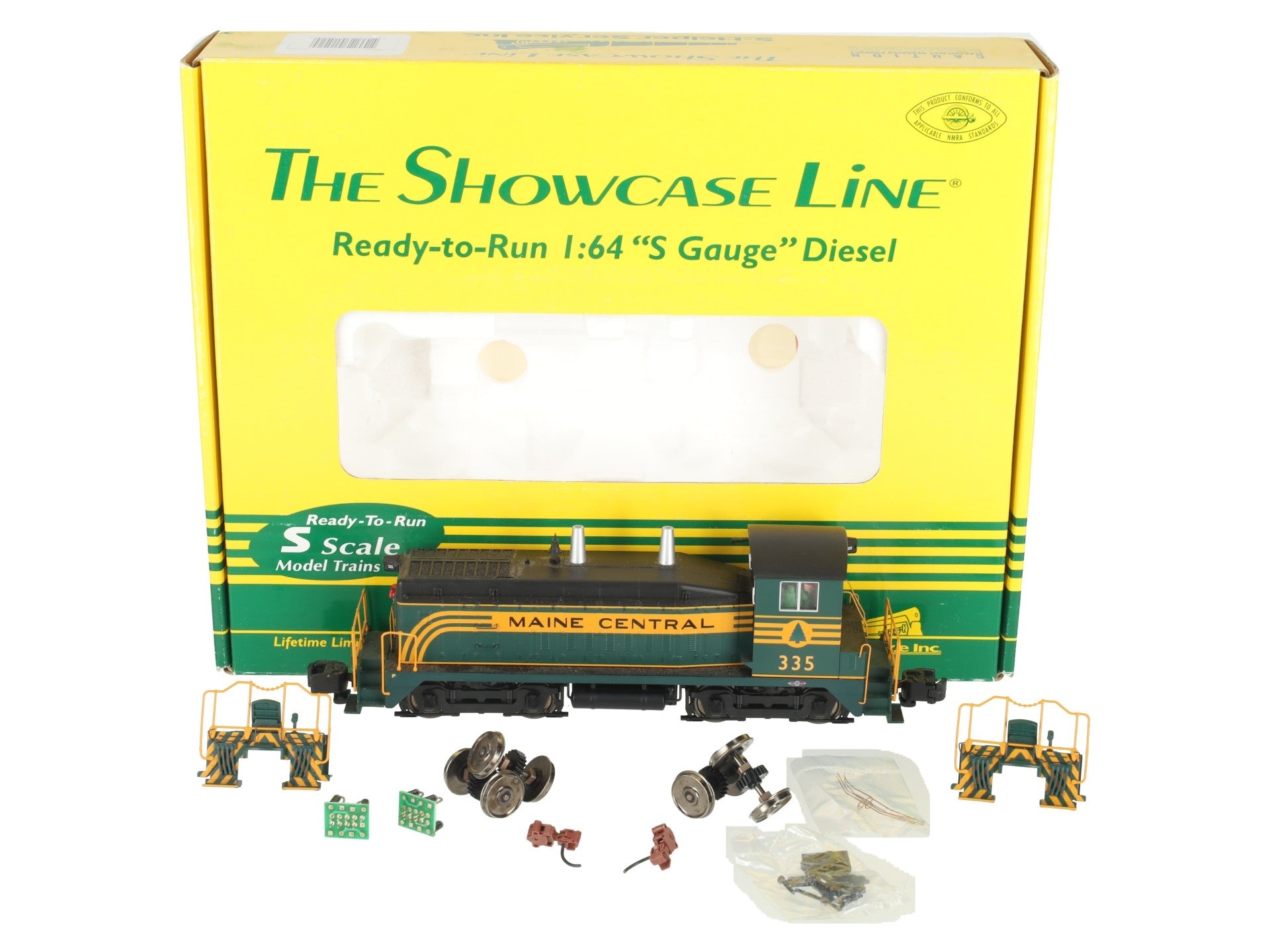 The Showcase Line 01502 S Gauge Maine Central Diesel Switcher #335 EX/Box