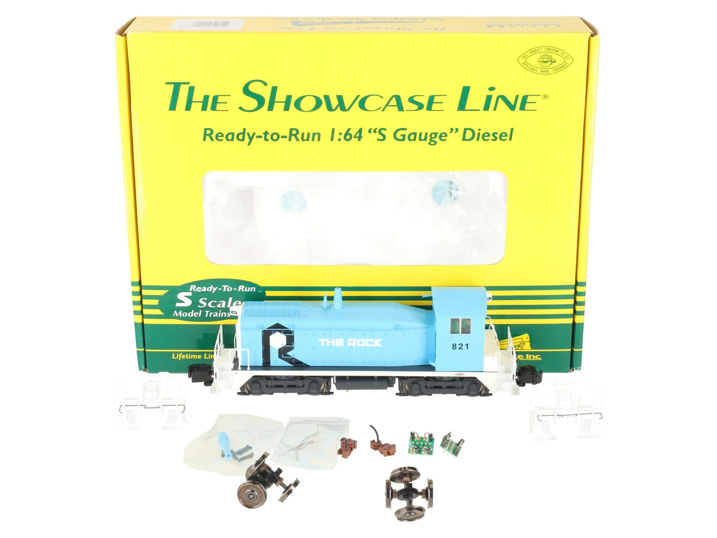 S-Helper Service 1244 S Scale SW-8 Switch RI w/o Sound #821 LN/Box