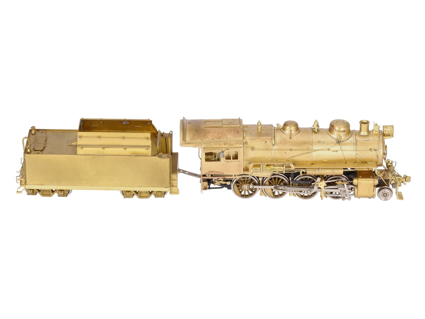 Sunset Models HO Brass PRR h-8 2-8-0 Steam Loco & Tender - unpainted VG/Box
