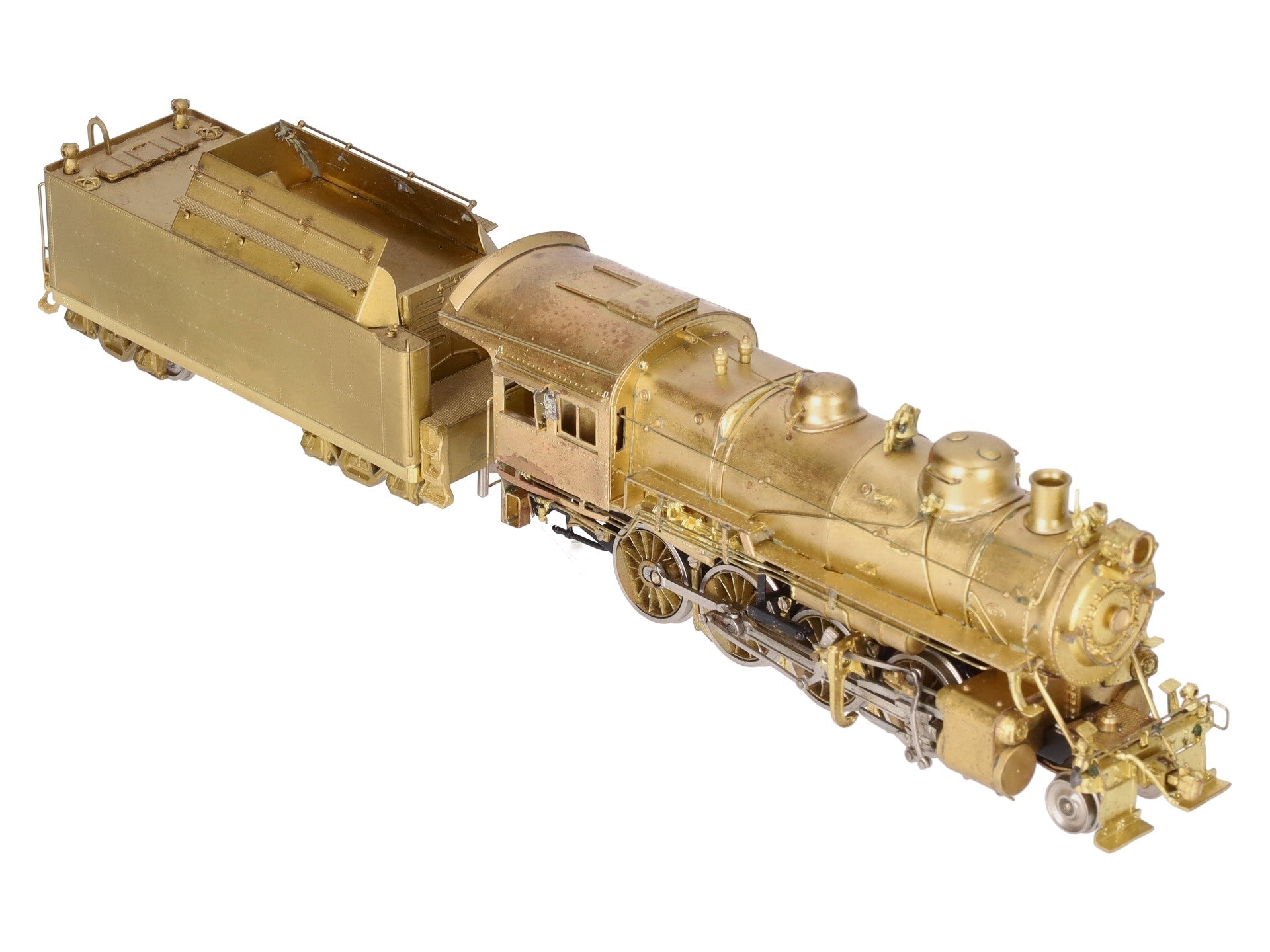 Sunset Models HO Brass PRR h-8 2-8-0 Steam Loco & Tender - unpainted VG/Box