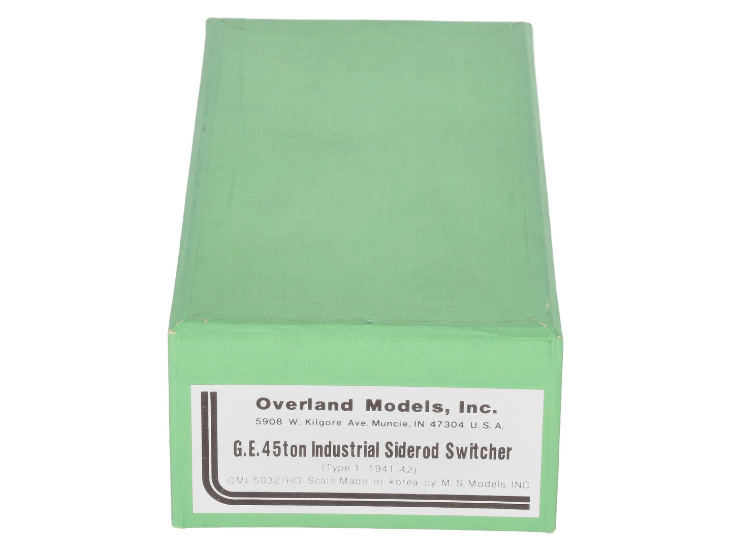 Overland 5032 HO Scale  G.E 45ton Industrial Siderod Switcher VG/Box