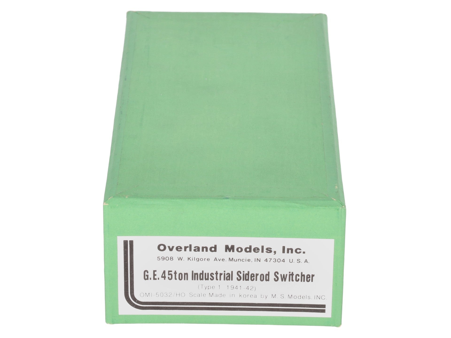 Overland 5032 HO Scale  G.E 45ton Industrial Siderod Switcher VG/Box