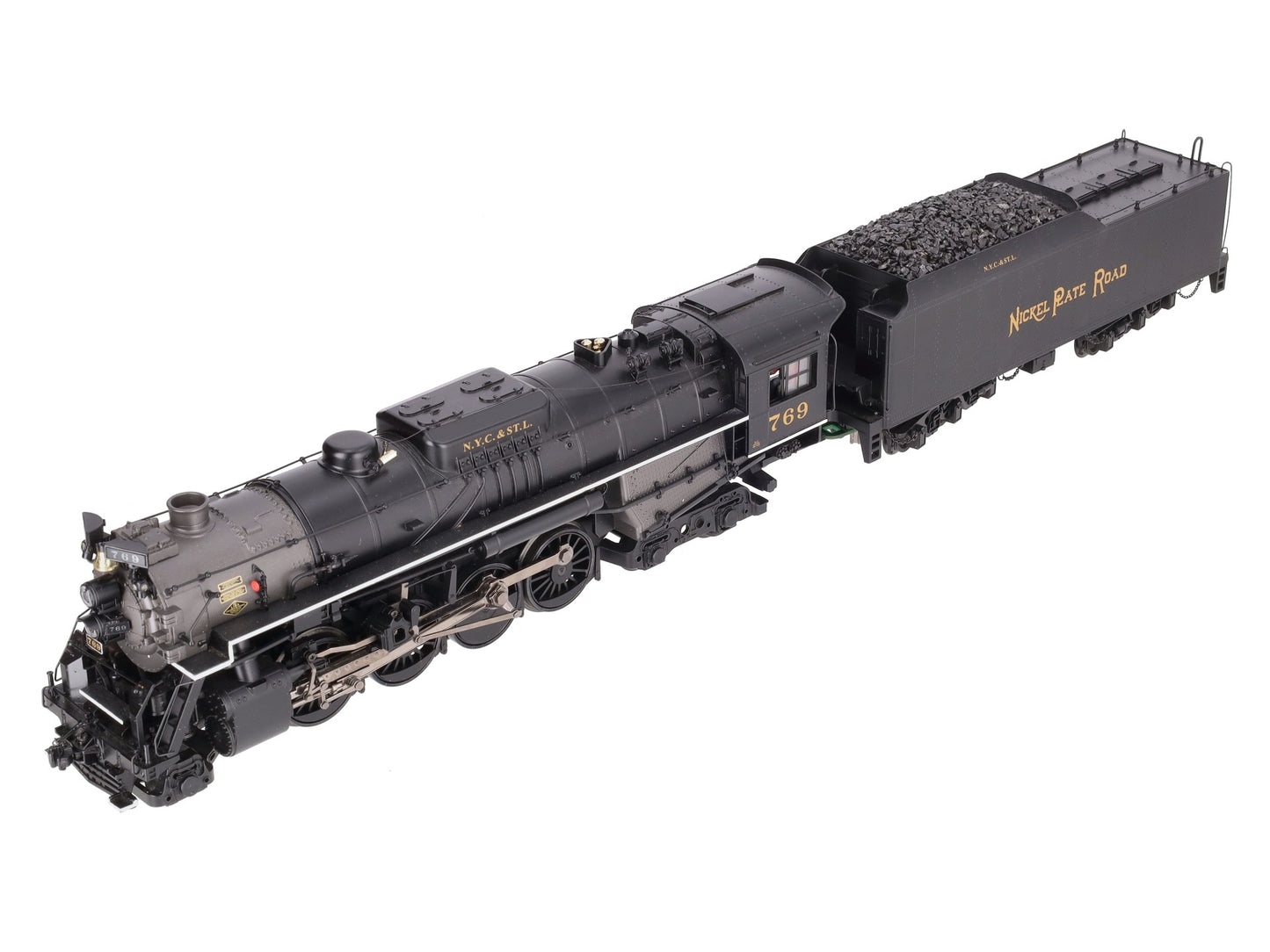 MTH 20-3291-1 O NKP 2-8-4 Berkshire Steam Engine #769 w/PS2 (Hi-Rail) LN/Box