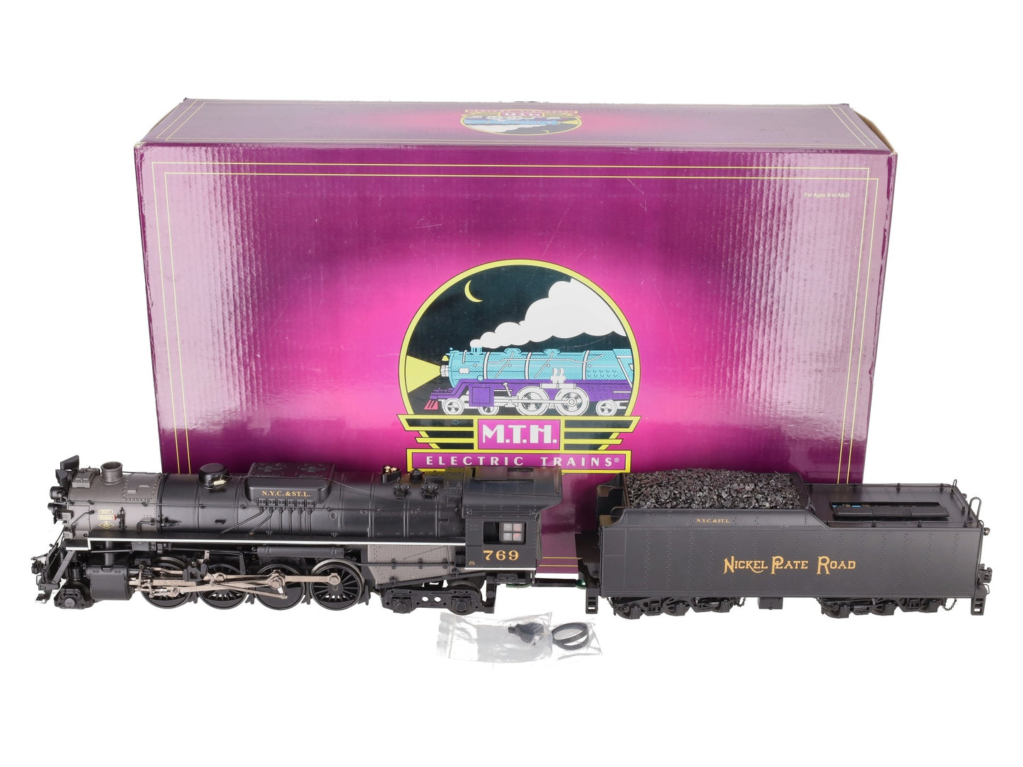 MTH 20-3291-1 O NKP 2-8-4 Berkshire Steam Engine #769 w/PS2 (Hi-Rail) LN/Box