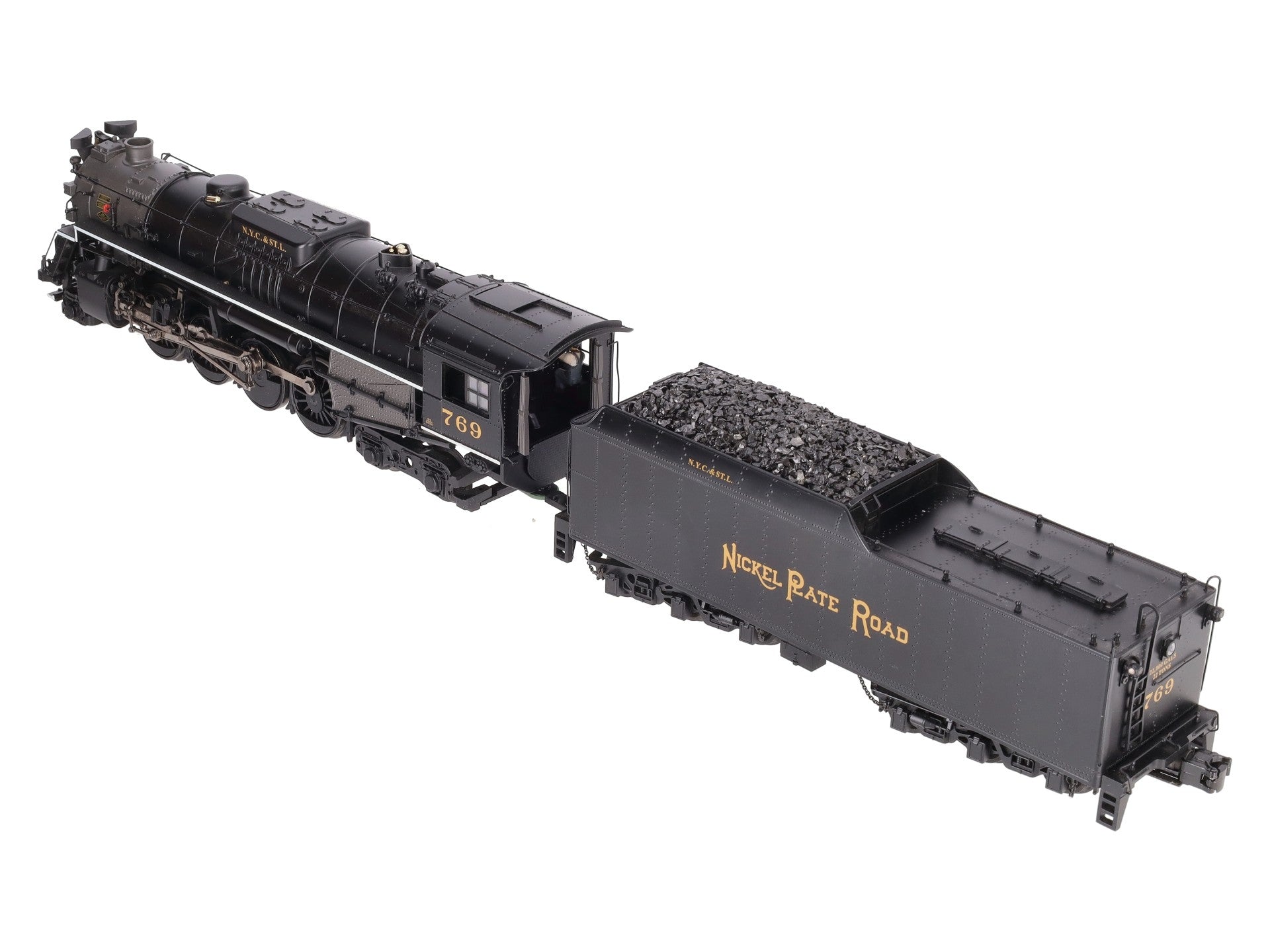 MTH 20-3291-1 O NKP 2-8-4 Berkshire Steam Engine #769 w/PS2 (Hi-Rail) LN/Box