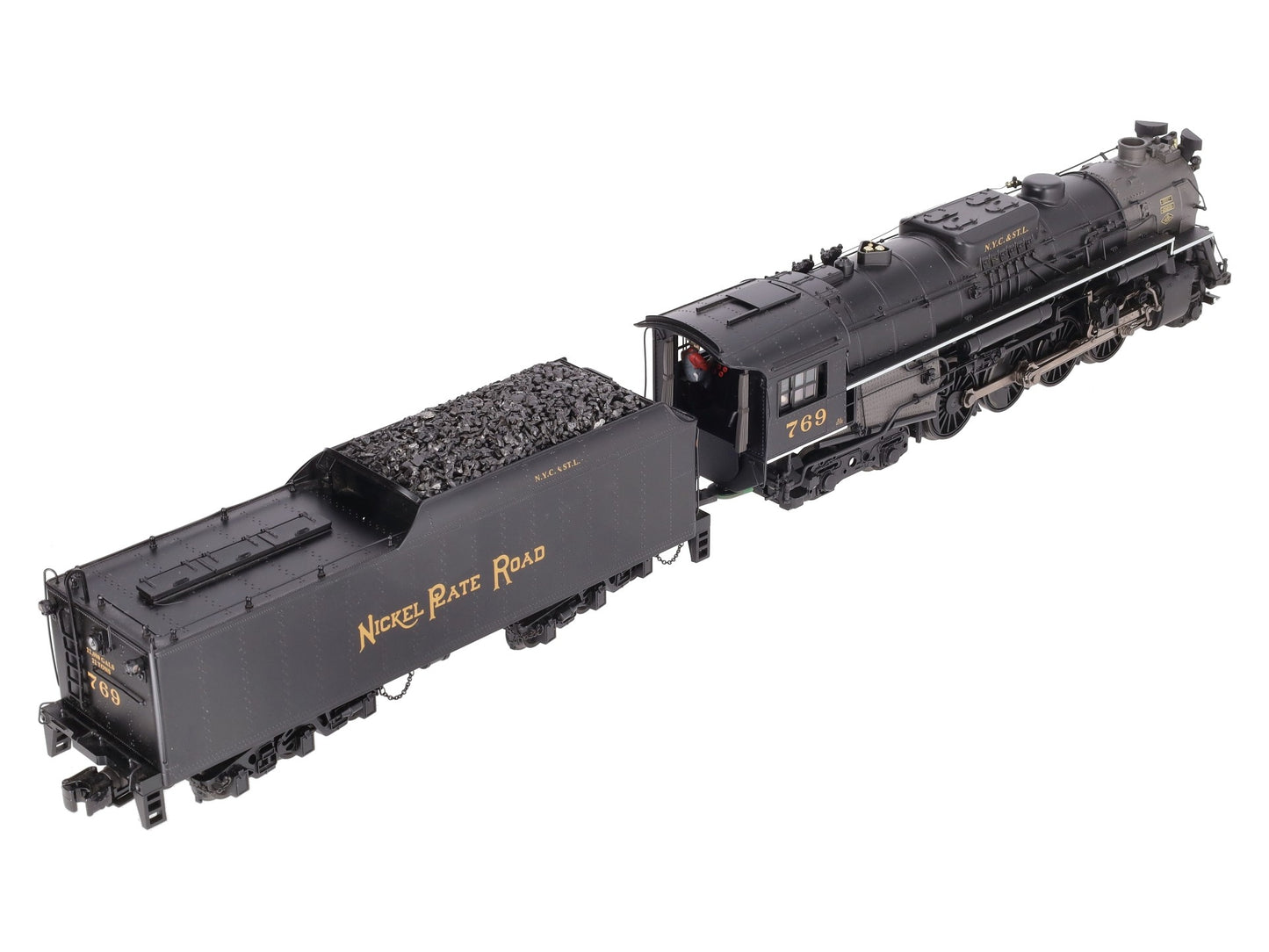 MTH 20-3291-1 O NKP 2-8-4 Berkshire Steam Engine #769 w/PS2 (Hi-Rail) LN/Box