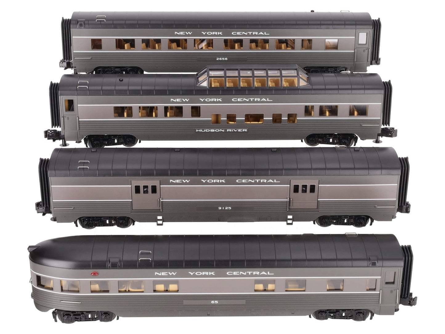 MTH 30-68244 O Gauge NYC 4-Car 60' Streamlined Passenger Set LN/Box