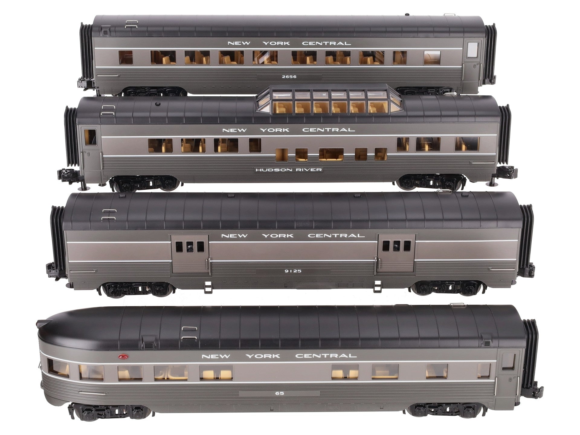 MTH 30-68244 O Gauge NYC 4-Car 60' Streamlined Passenger Set LN/Box