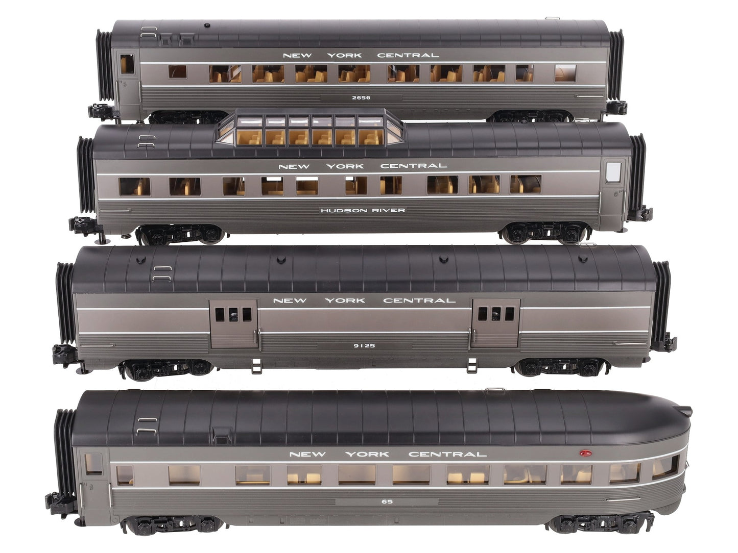 MTH 30-68244 O Gauge NYC 4-Car 60' Streamlined Passenger Set LN/Box