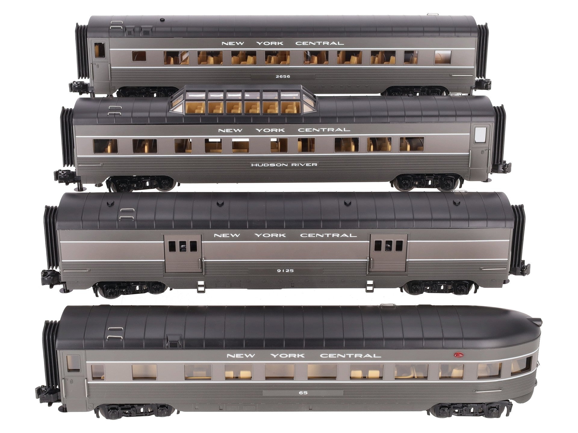 MTH 30-68244 O Gauge NYC 4-Car 60' Streamlined Passenger Set LN/Box