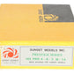 Sunset Models M-1A HO Brass Pennsylvania 4-8-2 M-1A Steam Locomotive & Tender EX/Box
