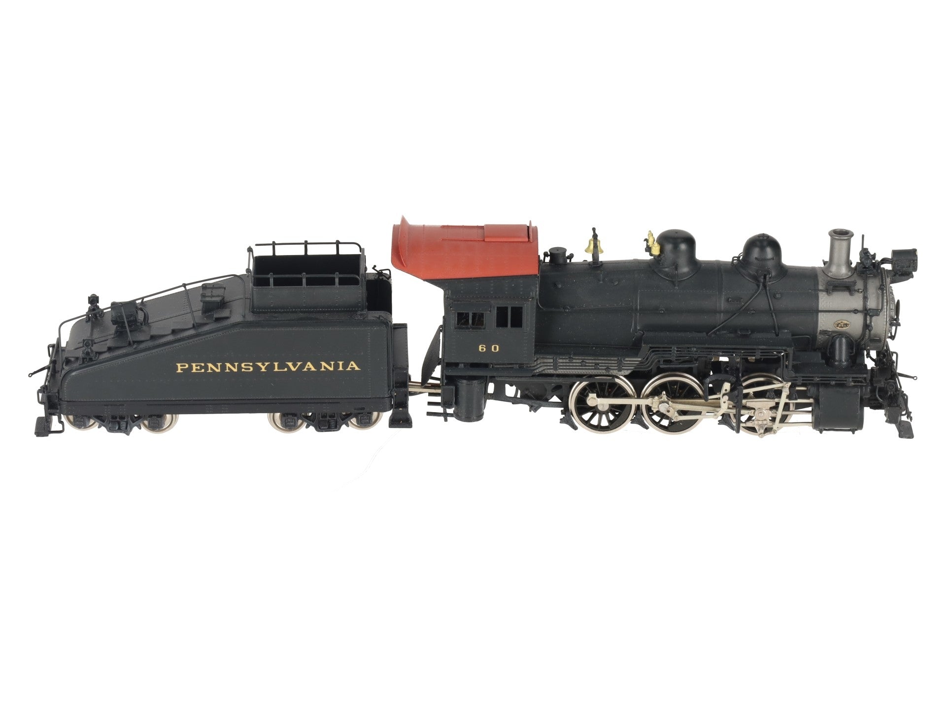 Key Imports BRASS HO Pennsylvania Railroad B.6.SA Steam Locomotive #60 EX/Box